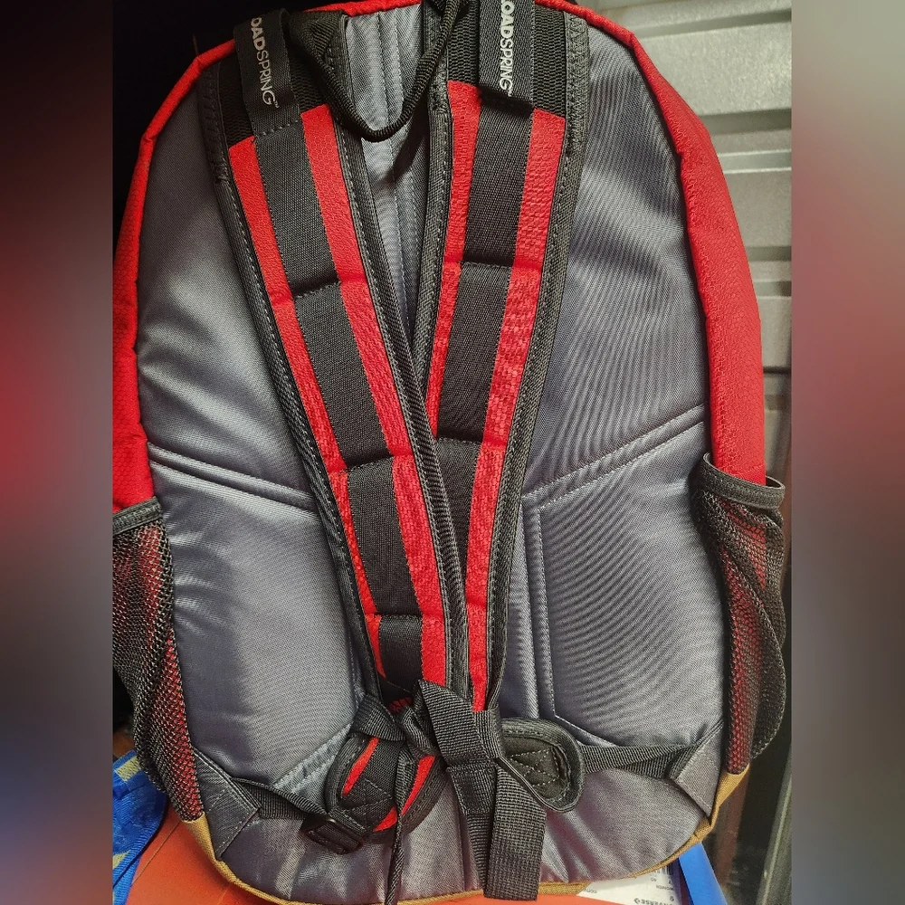 NWT Adidas Unisex Excel 4 Backpack Red/Bk